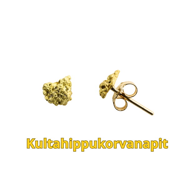 Kultahippu korvanapit 4-6mm Arctic Gold Lemmenjoki