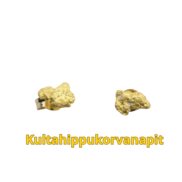 Kultahippu korvanapit 2kpl 5mm Arctic Gold Lemmenjoki