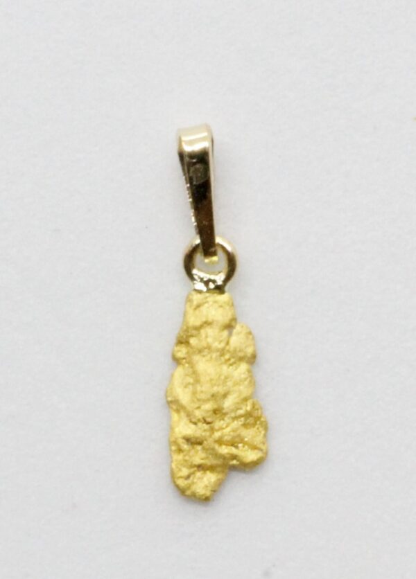 Kultahippuriipus Lemmenjokikoru paino 0.28g Alhonen