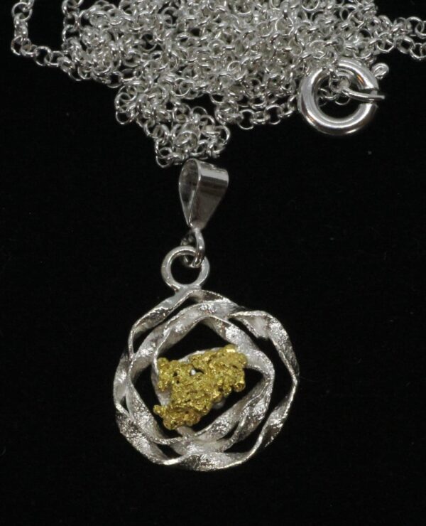 Kipinä kultahippu -hopea Riipus Hopeija-design Inari