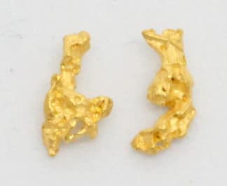 Kultahippuja 2kpl 2x0.19g 8mm korvariipukseksi Arctic Gold