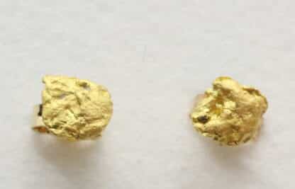 Kultahippu korvakoru napit 5mm Lemmenjoki Arctic Gold Lemmenjoki. Kultahippu korvakoru napit 5mm  aito Lemmenjoki kultahippu Arctic Gold