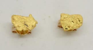 Kultahippu korvakoru napit(2kpl) 6mm Arctic Gold Lemmenjoki