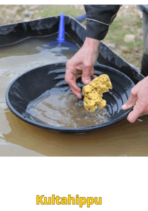 Kultahippu 0.09g 3x5mm Arctic Gold Lappi