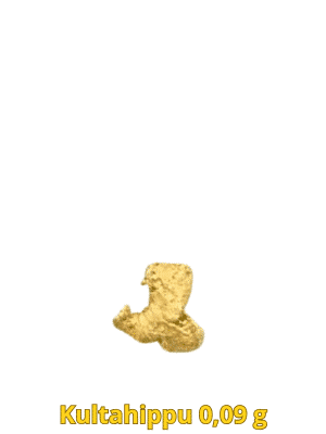 Kultahippu 0.09g 4mm Arctic Gold Lappi - Image 2