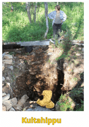 Kultahippu 0.09g 4mm Arctic Gold Lappi