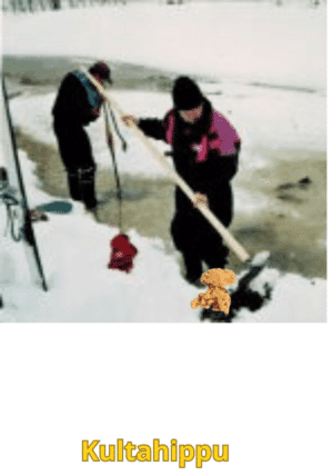 Kultahippu 0.13g 3x5mm Arctic Gold Lappi