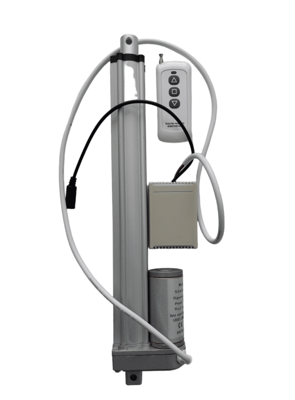 Lineaarimoottori 12V 250mm 700N Kauko-ohjaus