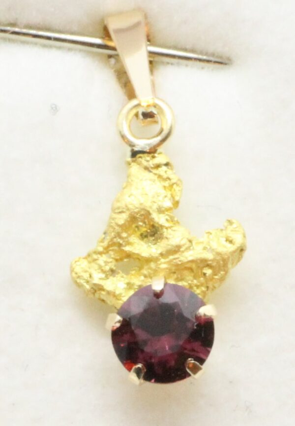 Granaattiriipus kultahippu 6mm Lemmenjokikoru