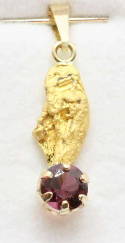 Granaattiriipus kultahippu 10mm Lemmenjokikoru