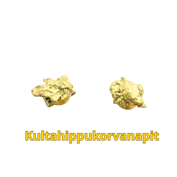 Kultahippu korvanapit noin 6mm  Arctic Gold Lemmenjoki
