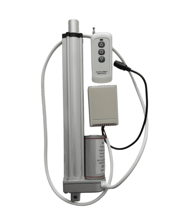 Lineaarimoottori 12V 200mm 700N Kauko-ohjaus