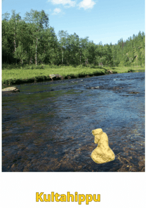 Kultahippu 0.11g 4x2mm Arctic Gold Lappi