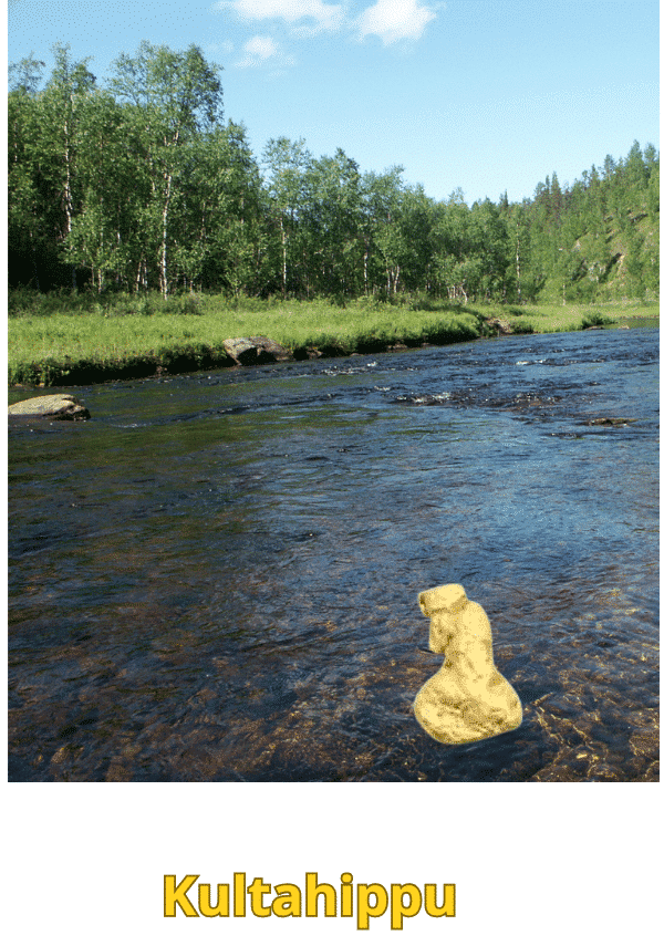 Kultahippu 0.11g 4x2mm Arctic Gold Lappi