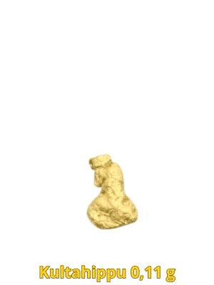 Kultahippu 0.11g 4x2mm Arctic Gold Lappi - Image 2