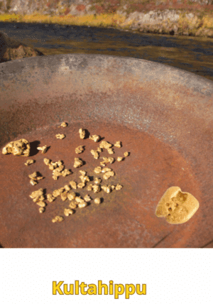 Kultahippu 0.11g 3x4mm Arctic Gold Lappi