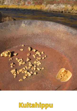 Kultahippu 0.11g 3x4mm Arctic Gold Lappi