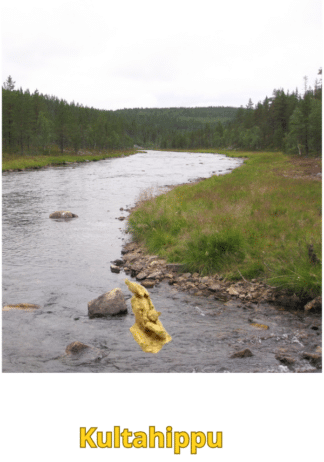 Kultahippu 0.11g 6mm Arctic Gold Lappi