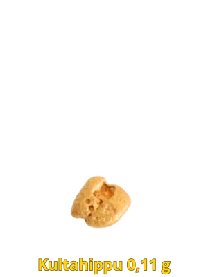 Kultahippu 0.11g 3x4mm Arctic Gold Lappi - Image 2