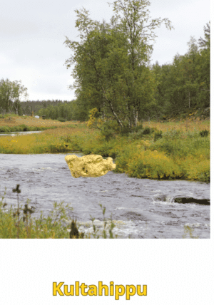 Kultahippu 0.13g 5mm Arctic Gold Lappi