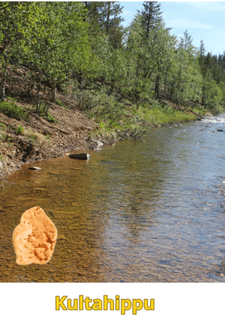 Kultahippu 0.15g 5x8mm Arctic Gold Lappi