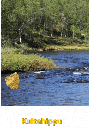 Kultahippu 0.18g 5x5mm Arctic Gold Lappi