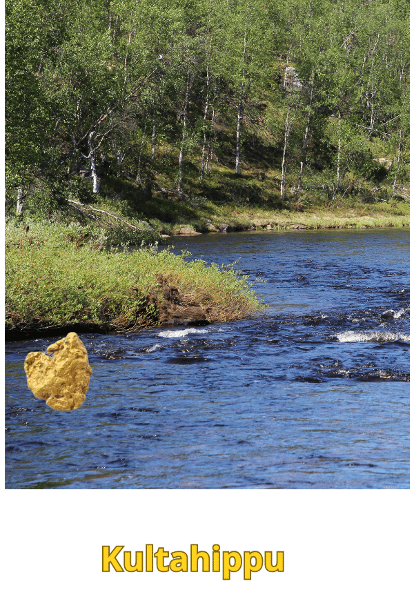 Kultahippu 0.18g 5x5mm Arctic Gold Lappi