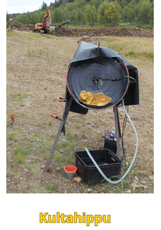 Kultahippu 0.18g 7x3mm Arctic Gold Lappi