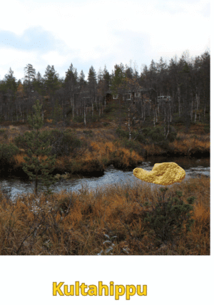 Kultahippu 0.26g 8mm Arctic Gold Lappi