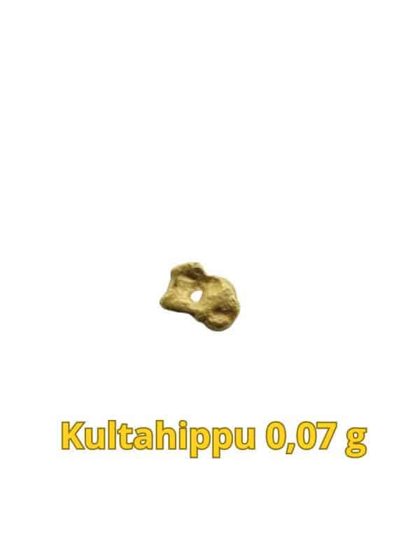 Kultahippu 0.07g 2x4mm Lemmenjoki Arctic Gold