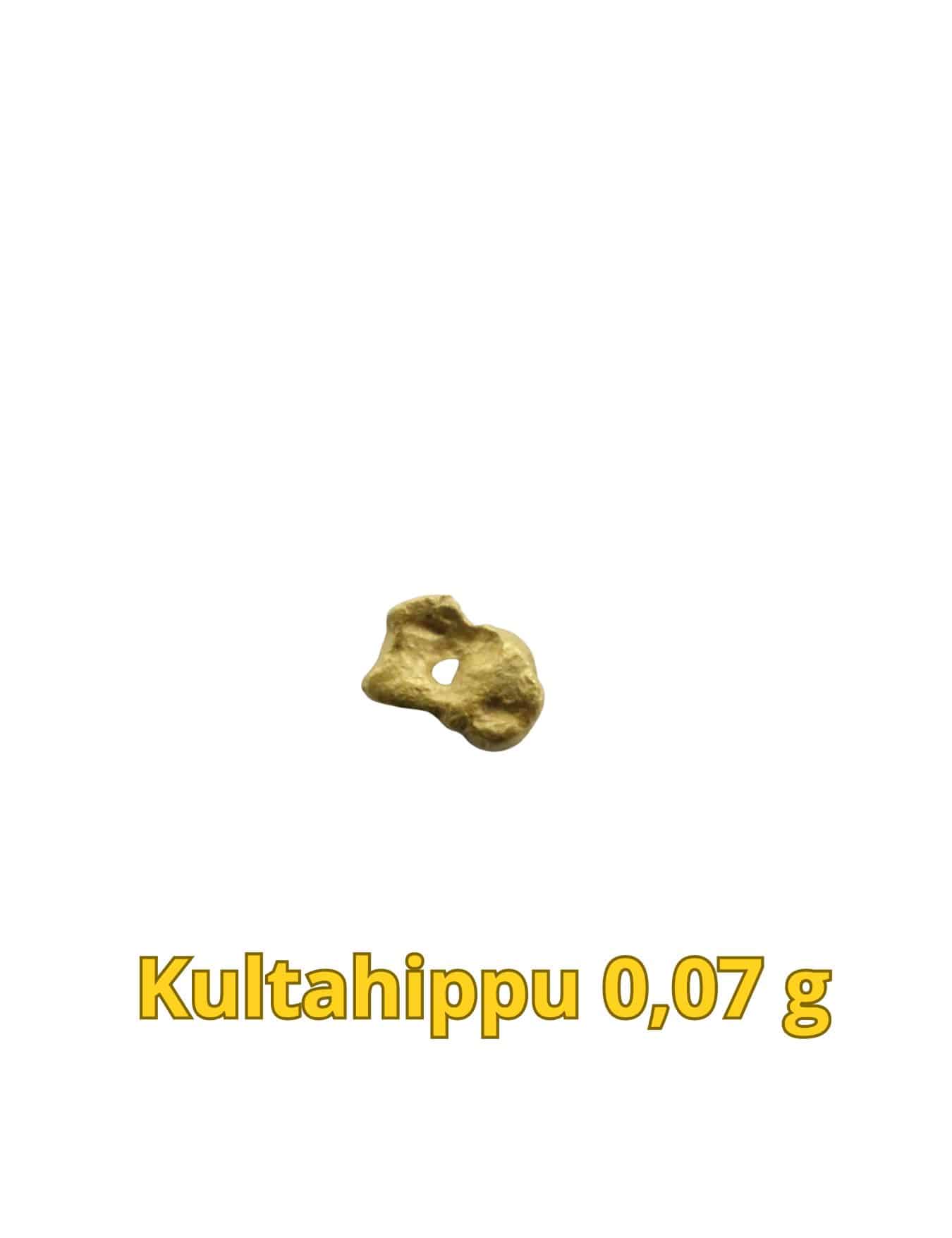 Kultahippu 0.07g 2x4mm Lemmenjoki Arctic Gold