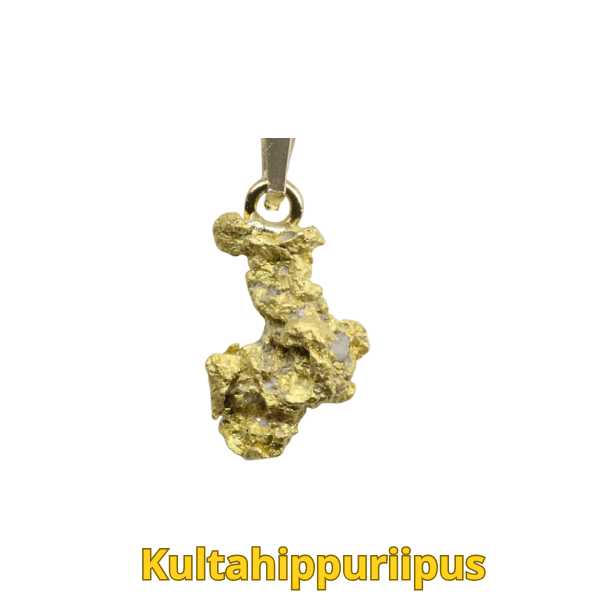 Kultahippuriipus Lemmenjokikoru 0.50g  Alhonen Arctic Gold