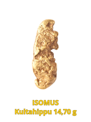 ISOMUS Kultahippu 14.70g 30x10x4mm Lemmenjoki