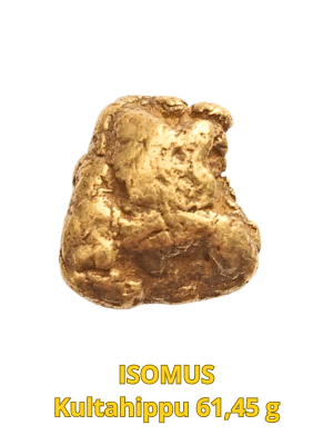 ISOMUS Kultahippu 61.45g 30x25x12mm Lemmenjoki