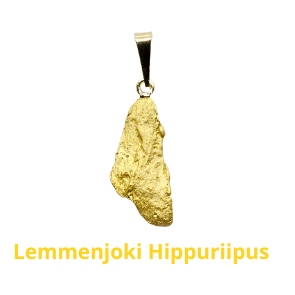 Kultahippuriipus Lemmenjokikoru 0.81g Arctic Gold Alhonen