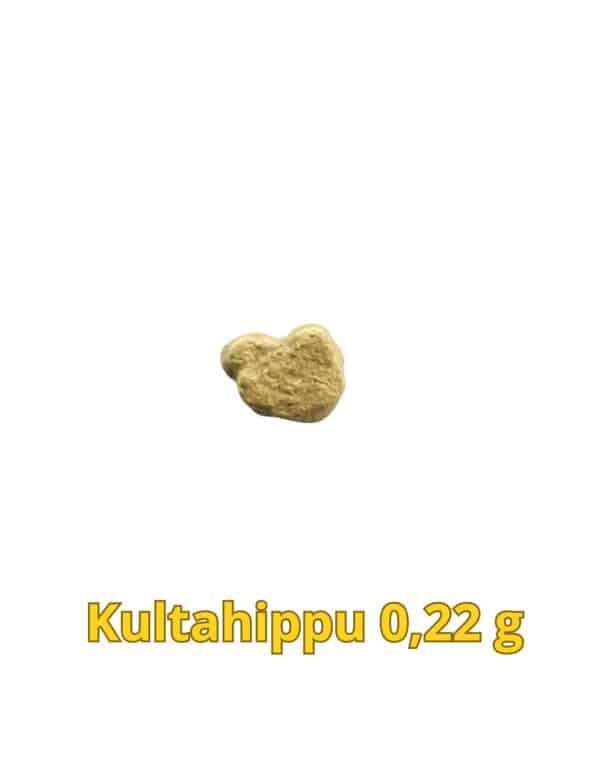 Kultahippu 0.22g 3x4mm Lemmenjoki Arctic Gold