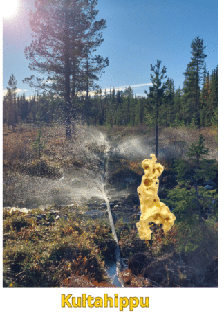 Kultahippu 0.14g 8mm Lemmenjoki Arctic Gold