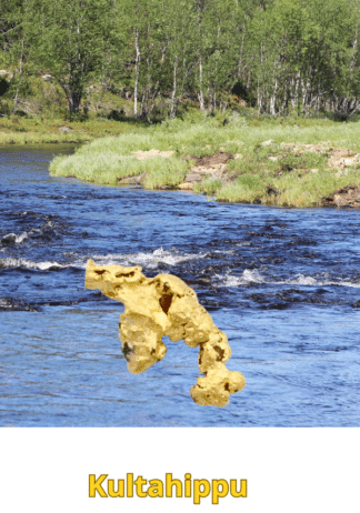 Kultahippu 0.23g 8mm Lemmenjoki Arctic Gold