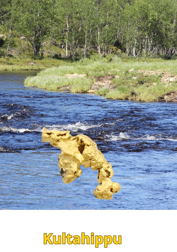 Kultahippu 0.23g 8mm Lemmenjoki Arctic Gold