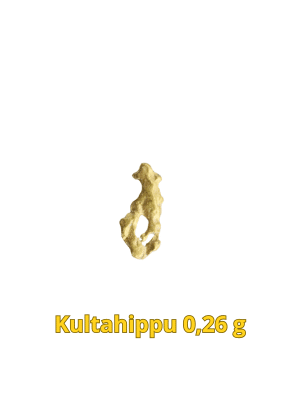 Kultahippu 0.26g 4x10mm Lemmenjoki Arctic Gold