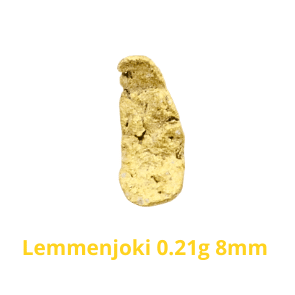 Kultahippu 0.21g 8mm Lemmenjoki Arctic Gold