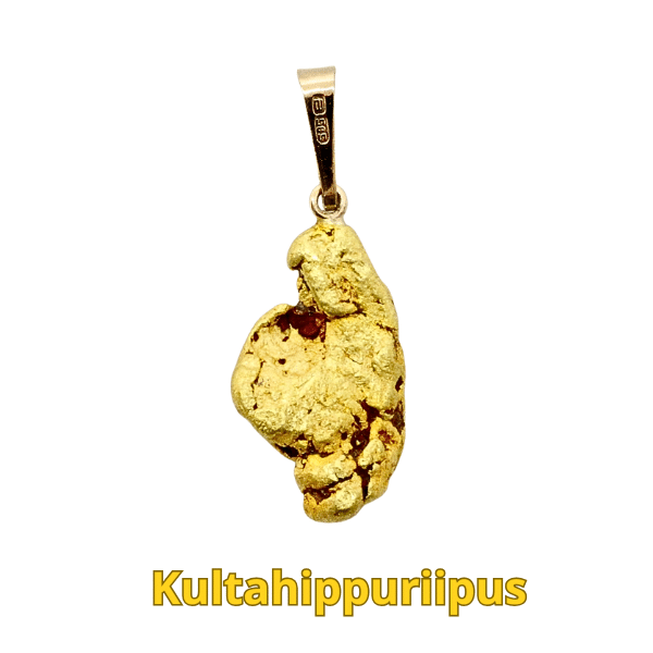 Kultahippuriipus 7.1g 19x11x6mm Lemmenjoki Arctic Gold