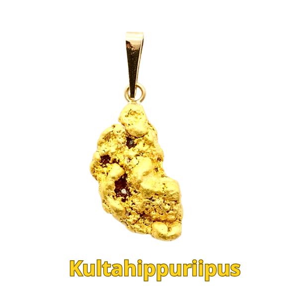 Kultahippuriipus 9.11g 23x12x6mm Lemmenjoki Arctic Gold