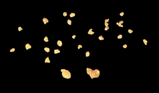 Tarjouspaketti 5 vaskaushiekkapussia. Pussissa on viisi vaskaushippua 1-2mm