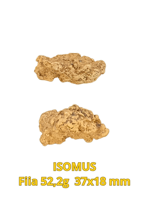 ISOMUS Kultahippu Fiia 52.2g 37x18mm Lemmenjoki