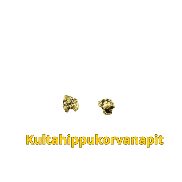 Kultahippu korvanapit 4mm  Arctic Gold