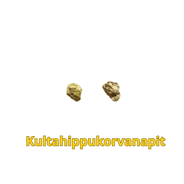 Kultahippu korvanapit 4x5mm  Arctic Gold