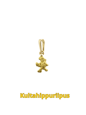 Kultahippuriipus 0.38g "menninkäinen" Lemmenjoelta
