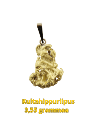 Kultahippuriipus Lemmenjokikoru 3,55 g Arctic Gold Alhonen
