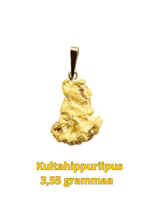 Kultahippuriipus Lemmenjokikoru 3,55 g Arctic Gold Alhonen